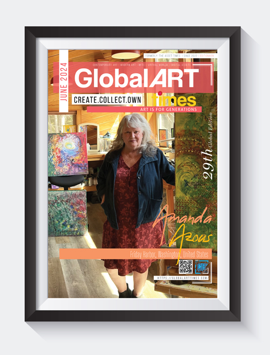 Global Art Times June 2024 Edition featuring Amanda Azous, Washington, US