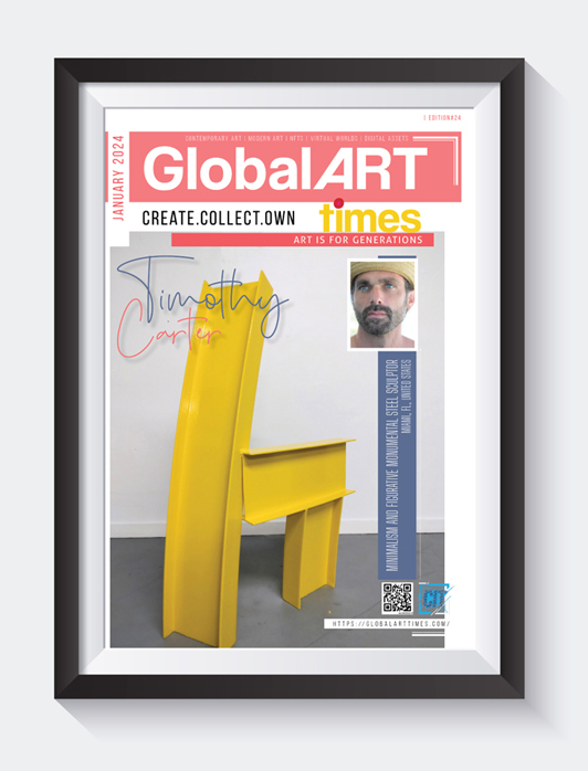 Global Art Times January 2024 featuring Timothy Carter, Florida, USA