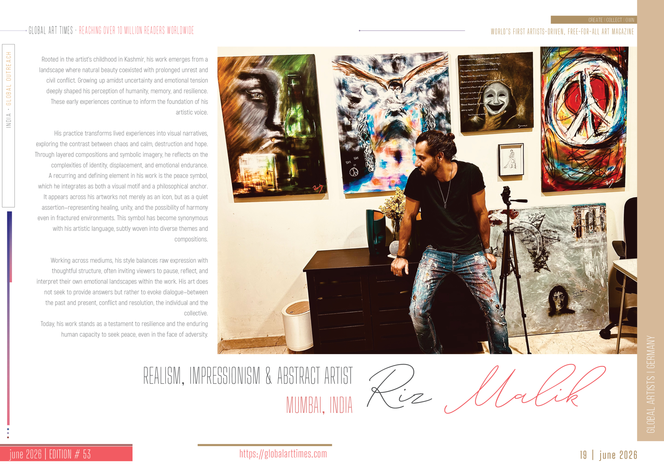 Riz Malik, Realism, Impressionism & Abstract artist MUMBAI, INDIA