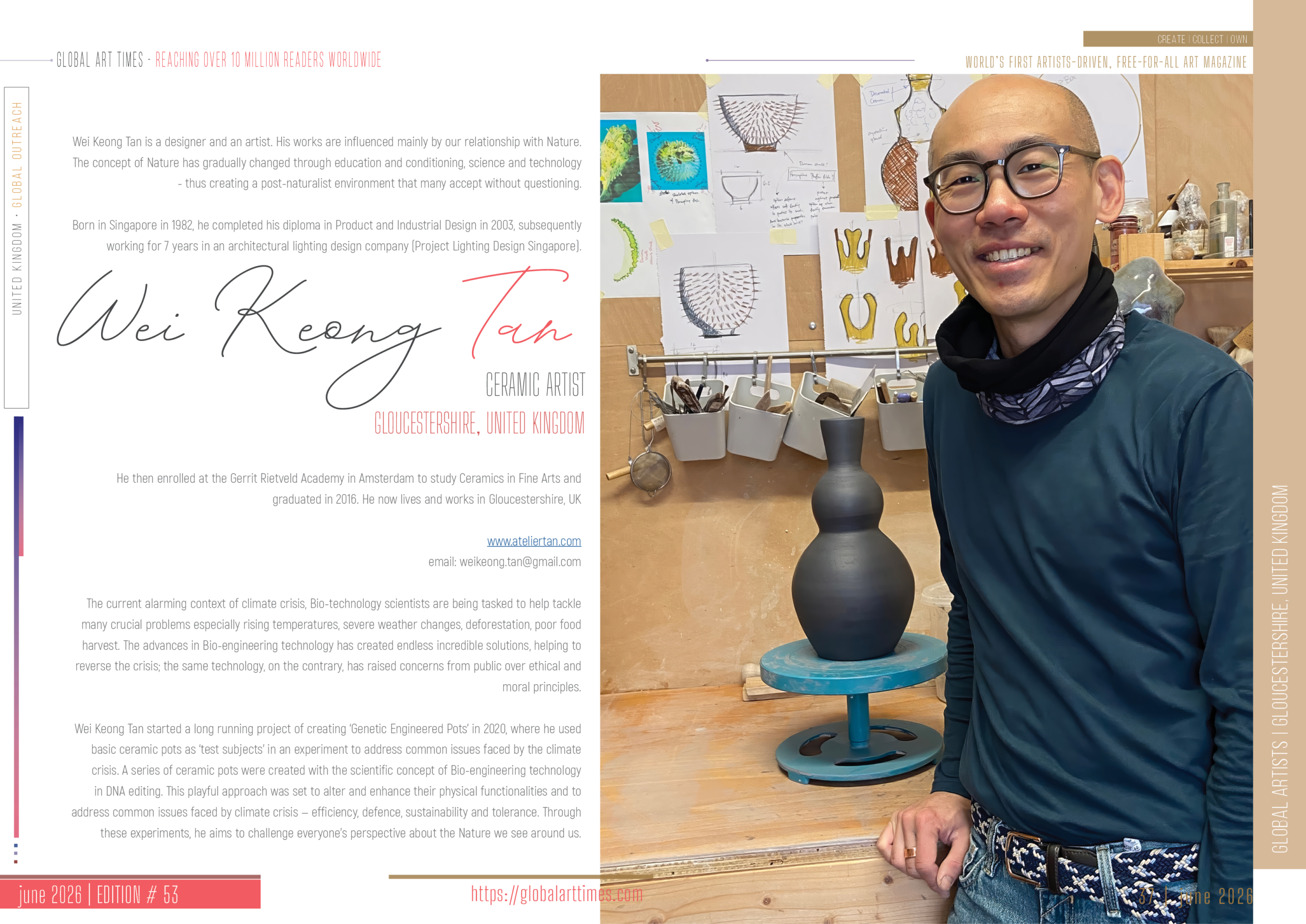 Ceramic artist Gloucestershire, United Kingdom