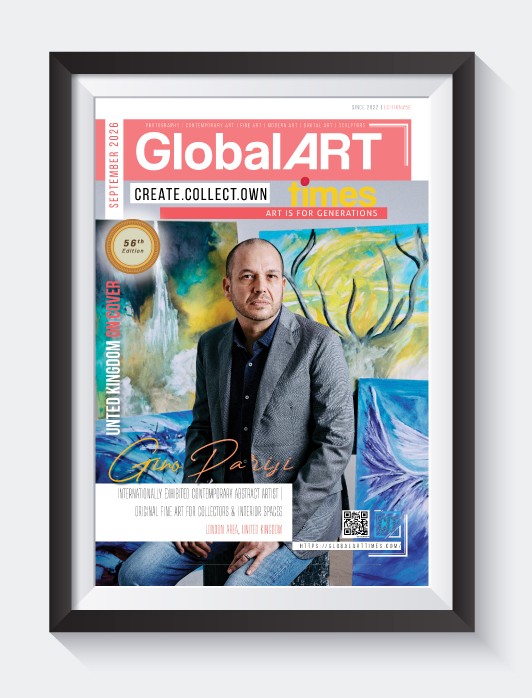 Global Art Times 56th Edition, September 2026 featuring Gino Parisi, from England, United Kingdom, on Cover