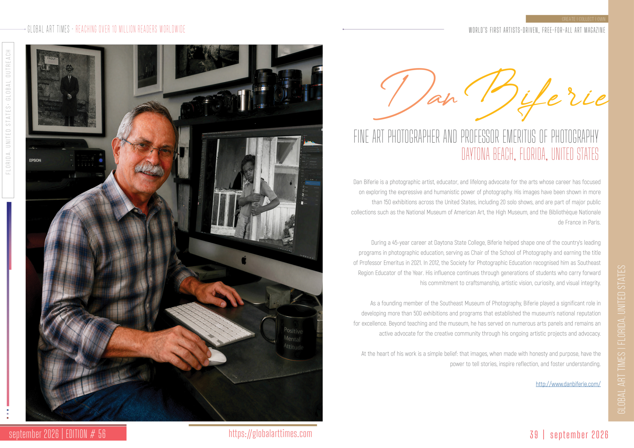 Dan Biferie - Fine Art Photographer and Professor Emeritus of Photography Daytona Beach, Florida, United States