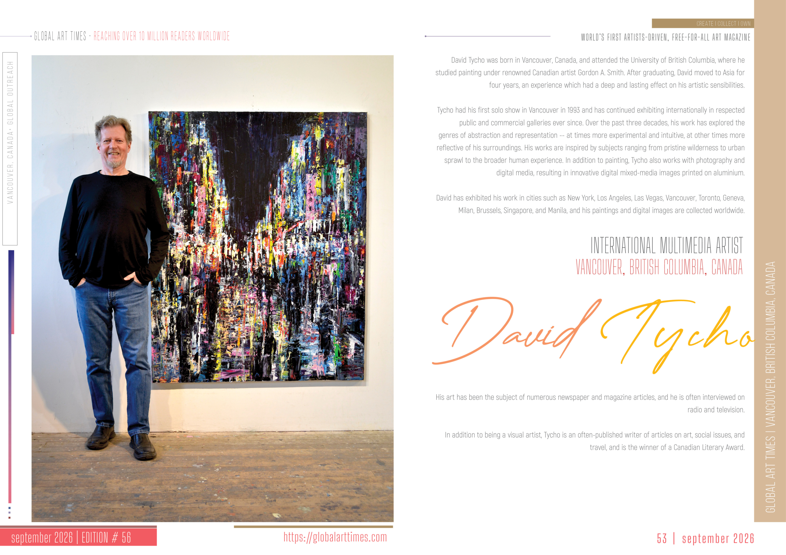 David Tycho - International Multimedia Artist Vancouver, British Columbia, Canada